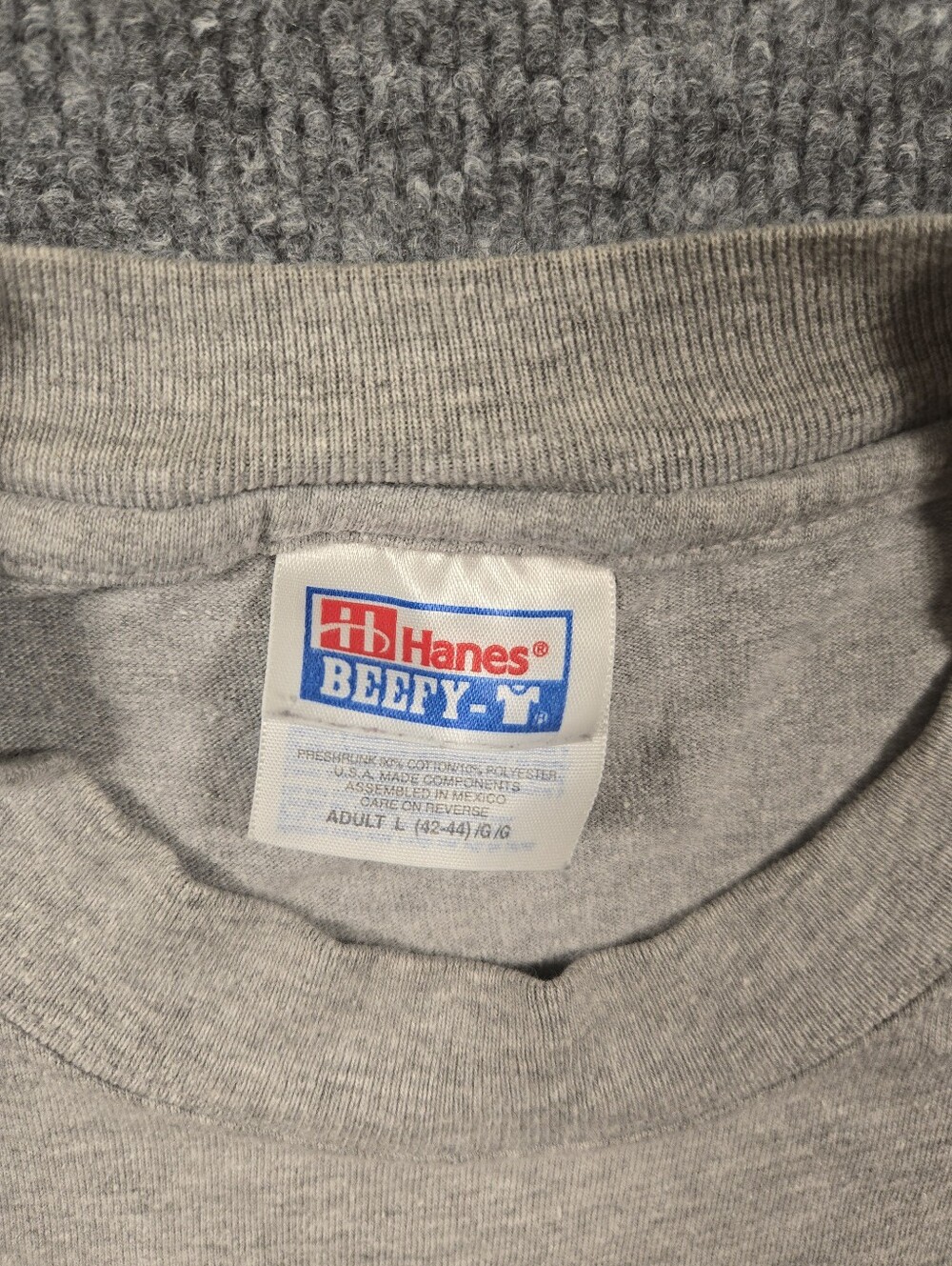 Vintage Hanes Beefy-T USS Dwight D Eisenhower CVN 69 T-Shirt L Millennium 2000 - Picture 5 of 7